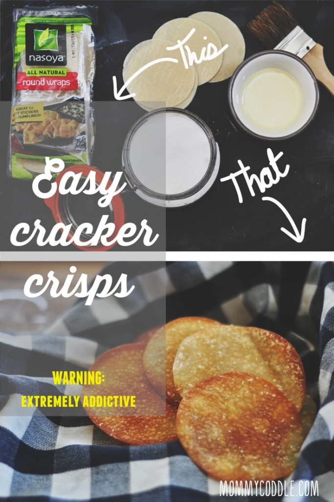 Easy cracker crisps: these look so good and couldn't be easier to make! 